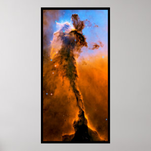 Póster Eagle Nebula Stellar Spire Foto do Espaço do Hubbl