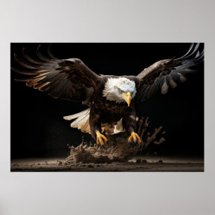 Poster Eagle Wild Animal Retrait Nature Beauty