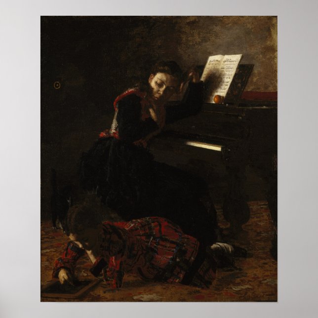 Poster Eakins - Cena de Casa (Frente)