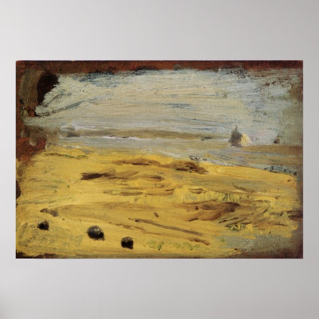 Poster Eakins - Costa Do Rio Delaware, Redes De Pesca (Frente)