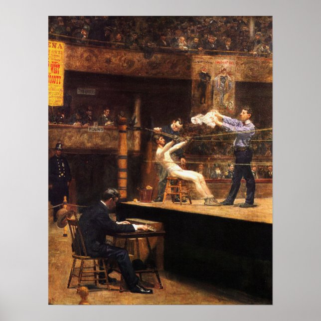 Poster Eakins - Entre Rounds 1899 (Frente)