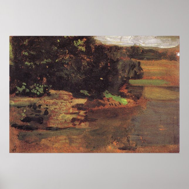 Poster Eakins - Estudo Para O Buraco De Nadação (Frente)