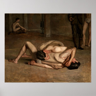 Poster Eakins - Lutadores