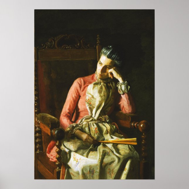 Poster Eakins - Miss Amelia Van Buren (Frente)