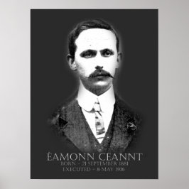 Poster Éamonn Ceannt Páscoa 1916 Republicano Irlandês