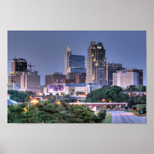 Póster Early Summer Evening - Raleigh, Carolina do Norte