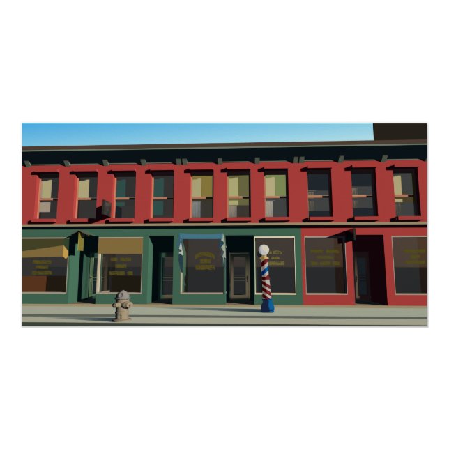 Póster Early Sunday Morning (Frente)