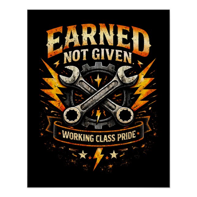 Póster Earned Not Given (Frente)