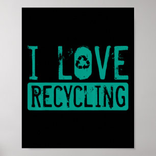 Poster Eart, ativista ambientalista ativista do reciclage