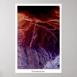 Póster Earthography 1 vibrante