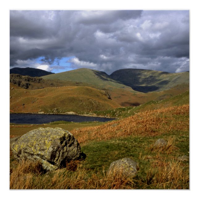 Póster Easedale Tarn Cumbria Inglaterra (Frente)
