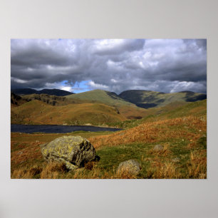 Poster Easedale Tarn Cumbria Inglaterra
