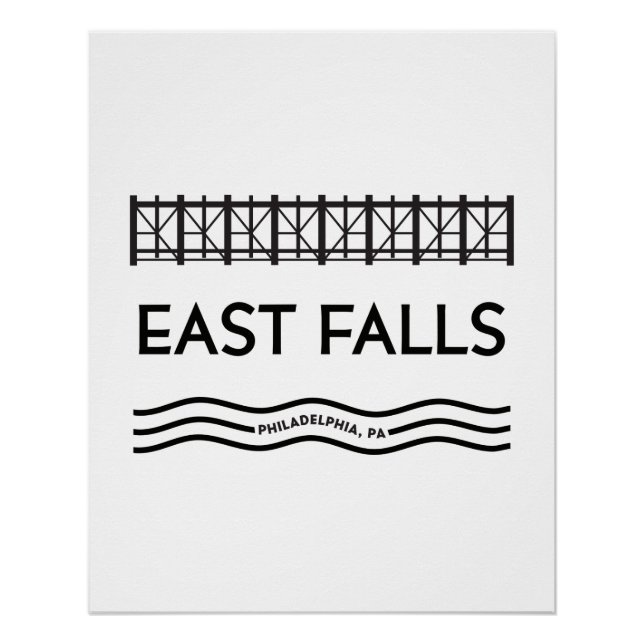 Póster East Falls Poster (Frente)