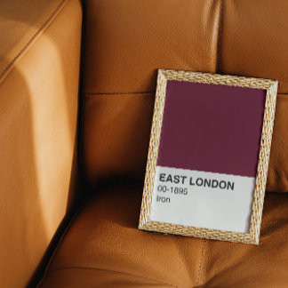 Póster East London Iron - Largura do Cheio