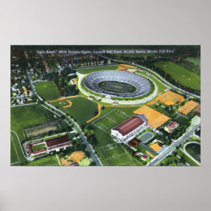 Póster East Rock Park View of the Pardee Rose Garden