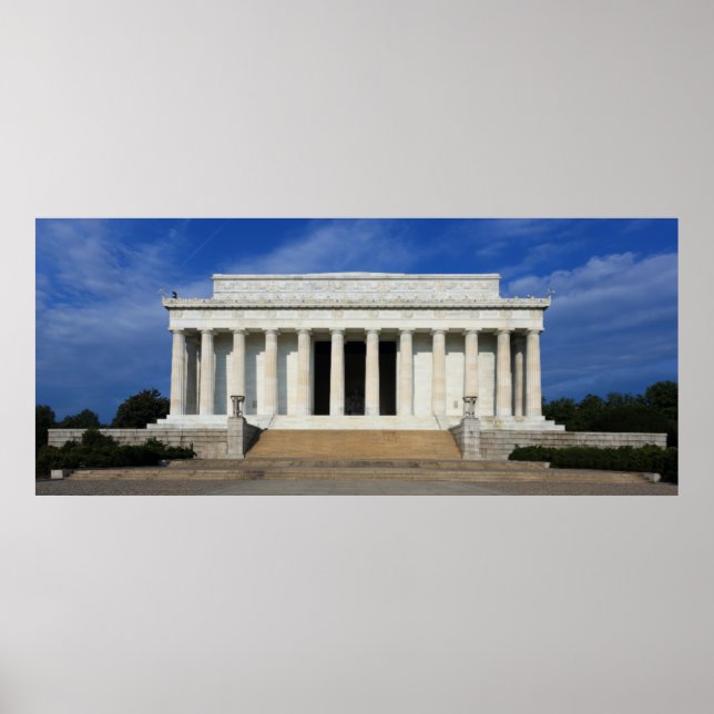 Poster East Side do Memorial Lincoln Washington D.C. (Frente)