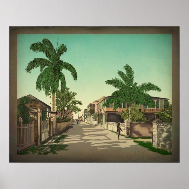 Póster East Street Em Nassau (Frente)