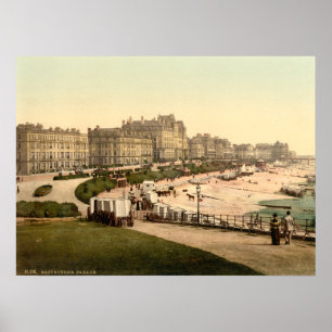 Poster Eastbourne Parade, Sussex, Inglaterra