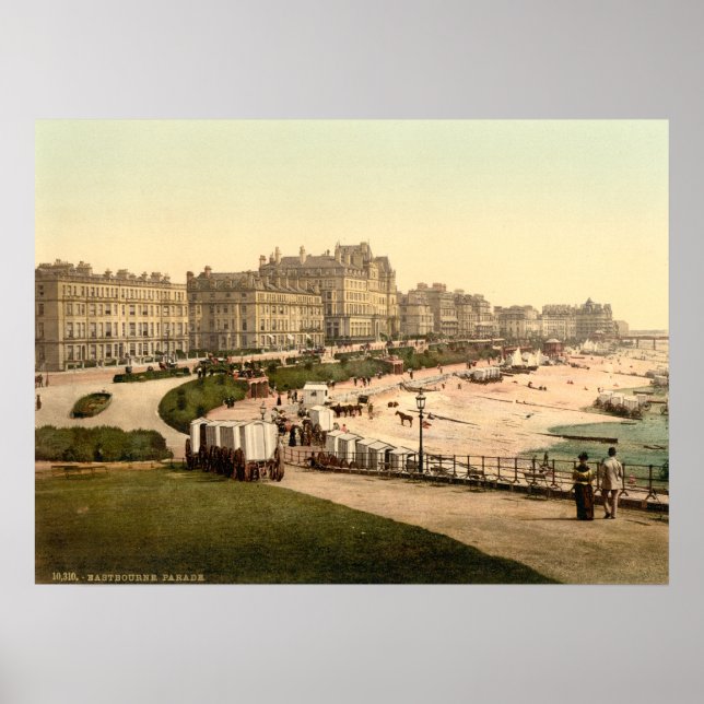 Poster Eastbourne Parade, Sussex, Inglaterra (Frente)