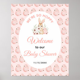 Poster Easter Bunny Baby Shower