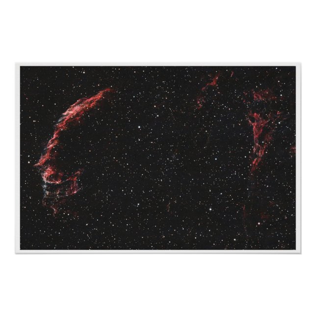 Póster Eastern Veil Nebula – Deep Space Astrophotography (Frente)