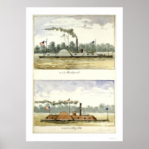 Póster Eastport Ironclad por D.M.N. Stouffer 1864