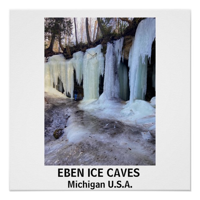 Póster EBEN ICE CAVES Glossy Poster (Frente)