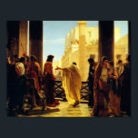 Poster Ecce Homo - Antonio Ciseri<br><div class="desc">Esta é uma pintura de canvas de petróleo de Antonio Ciseri intitulada "Ecce Homo".</div>