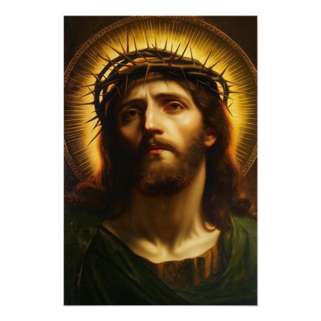 Póster Ecce Homo | Jesus Christ with Crown of Thorns (Frente)