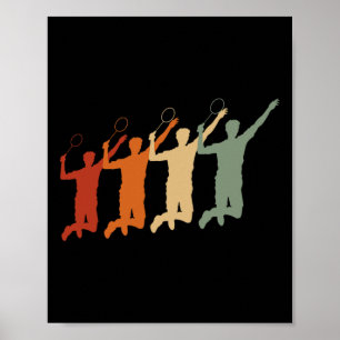 Poster Ecg Hearminton Player Shuttle Sports Smas