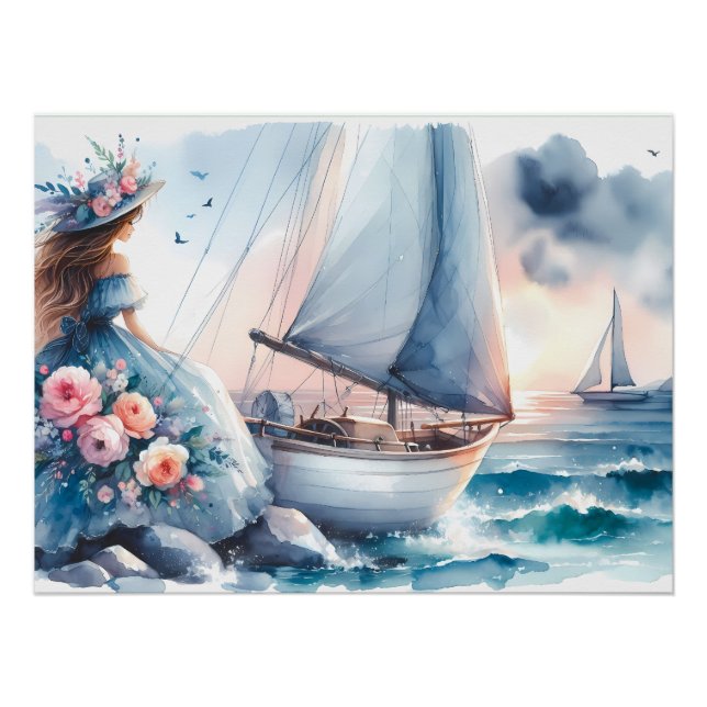 Póster Echoes of the Tide (Frente)