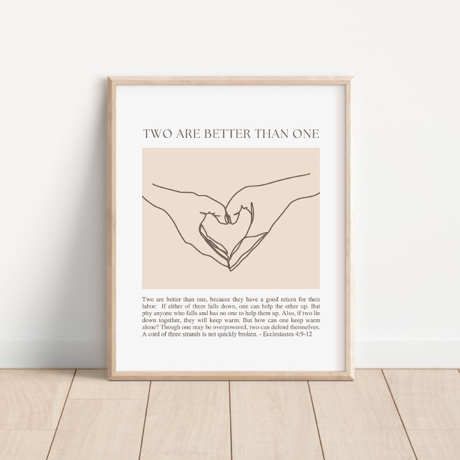 Poster Eclesiastes 4:9-12 (Criador carregado)