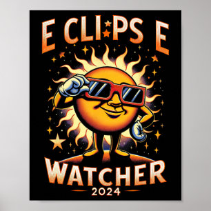 Poster Eclip Solar Eclipse Sun Vestindo 2024