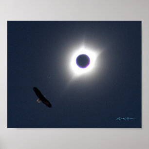 Póster Eclipse 21 de agosto de 2017 americano