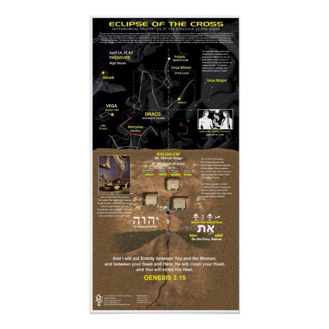 Póster Eclipse da Cruz (Frente)