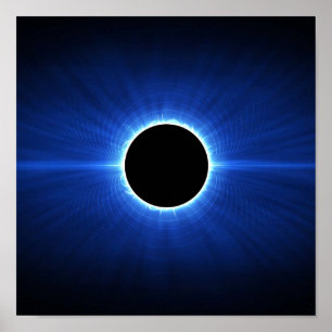 Póster Eclipse da estrela azul