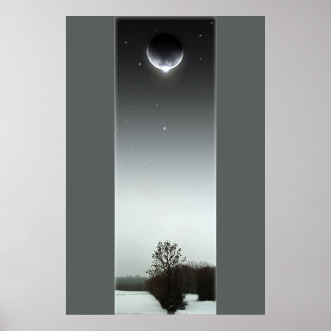 Póster Eclipse de inverno III (Frente)
