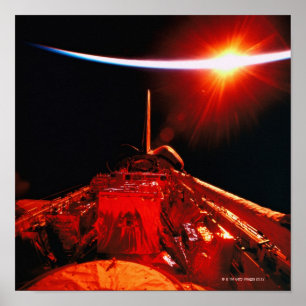 Póster Eclipse do espaço