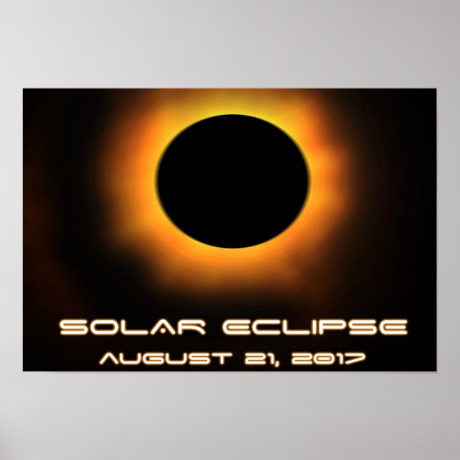 Póster Eclipse Solar (Frente)