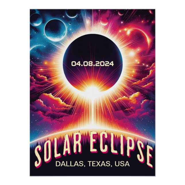 Póster Eclipse Solar (Frente)
