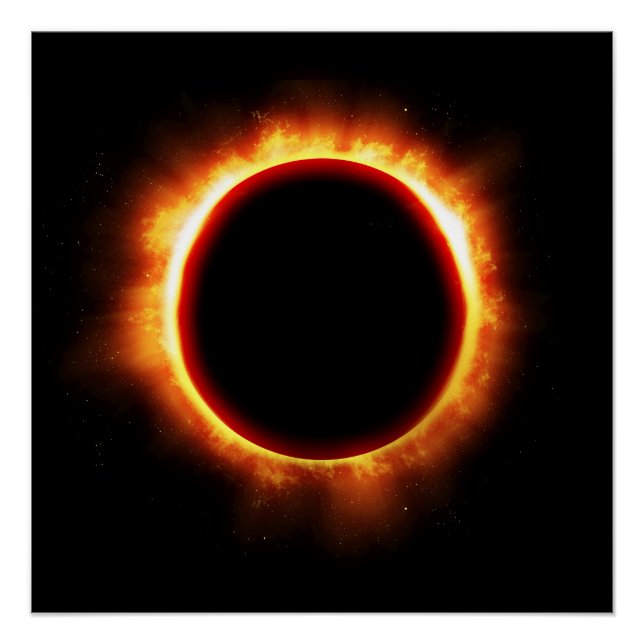 Póster Eclipse Solar (Frente)