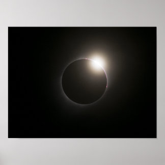 Póster Eclipse Solar 2017 - Anel Diamond