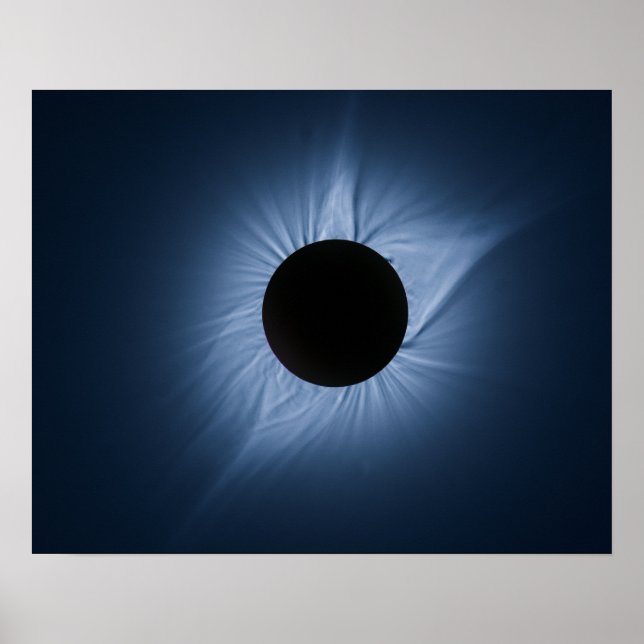 Poster Eclipse Solar 2017 - Coroa do Sol (Frente)