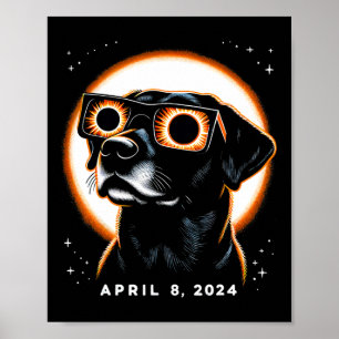 Poster Eclipse Solar 2024 De Abril 8 Vidro De Eclipse Sol