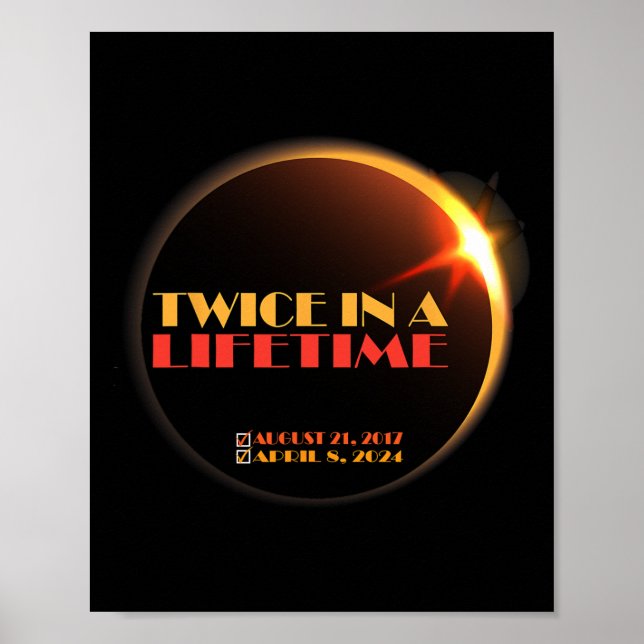 Poster Eclipse Solar 2024 Eclipse Solar 2024 040824 Eclip (Frente)