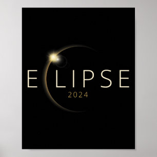 Poster Eclipse Solar 2024 Eclipse Solar Total 4.08.24