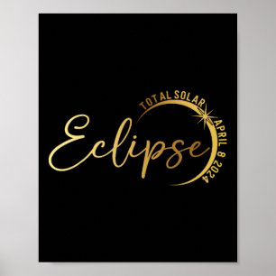 Poster Eclipse Solar 2024 Eclipse Solar Total 4.08.24 1