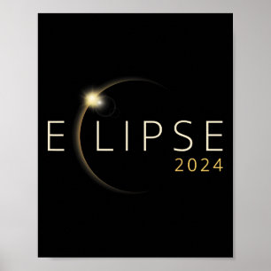 Poster Eclipse Solar 2024 Eclipse Solar Total 4.08.24 5