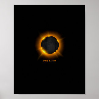 Poster Eclipse Solar 2024 Longa Folha