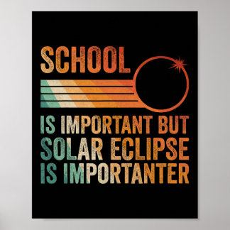 Poster Eclipse Solar 2024 Shirt School Eclipse I